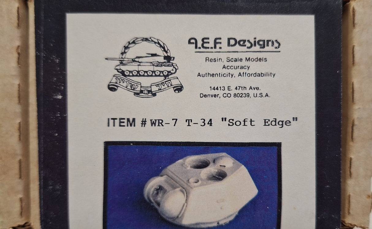 AEF 1:35 T-34 "Soft Edge" Resin Turret Conv. WR-7