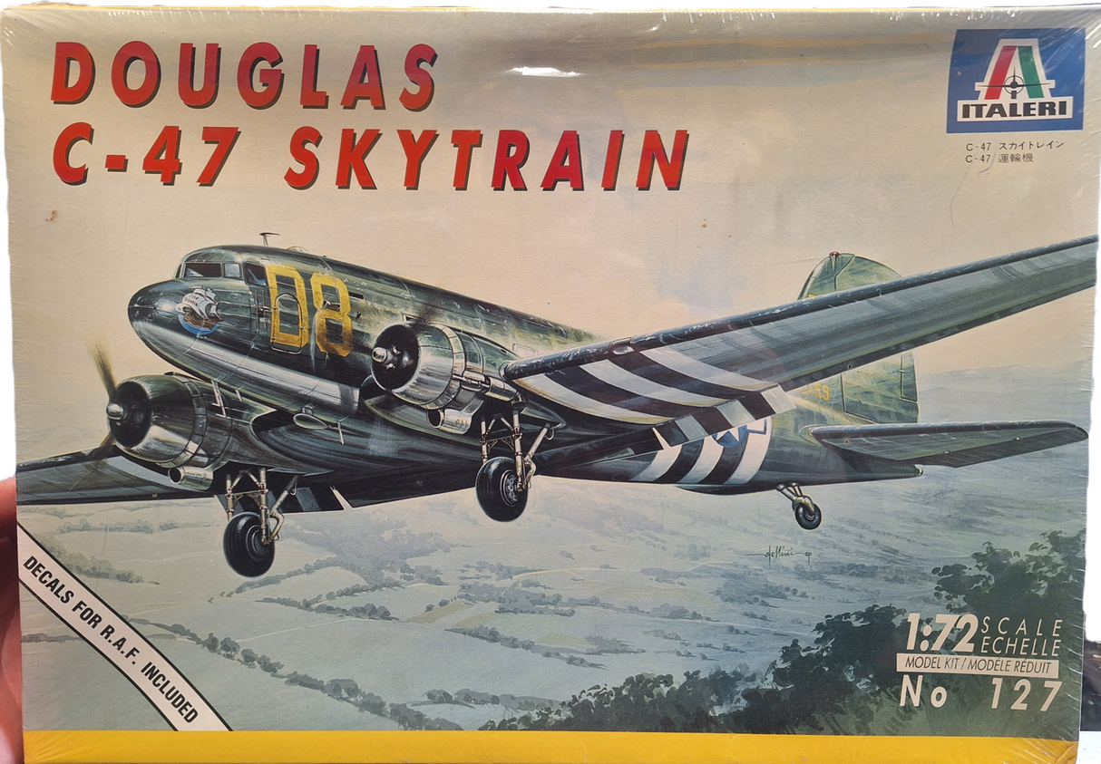 *Vintage, Sealed* Italeri 1:72 Douglas C-47 Skytrain