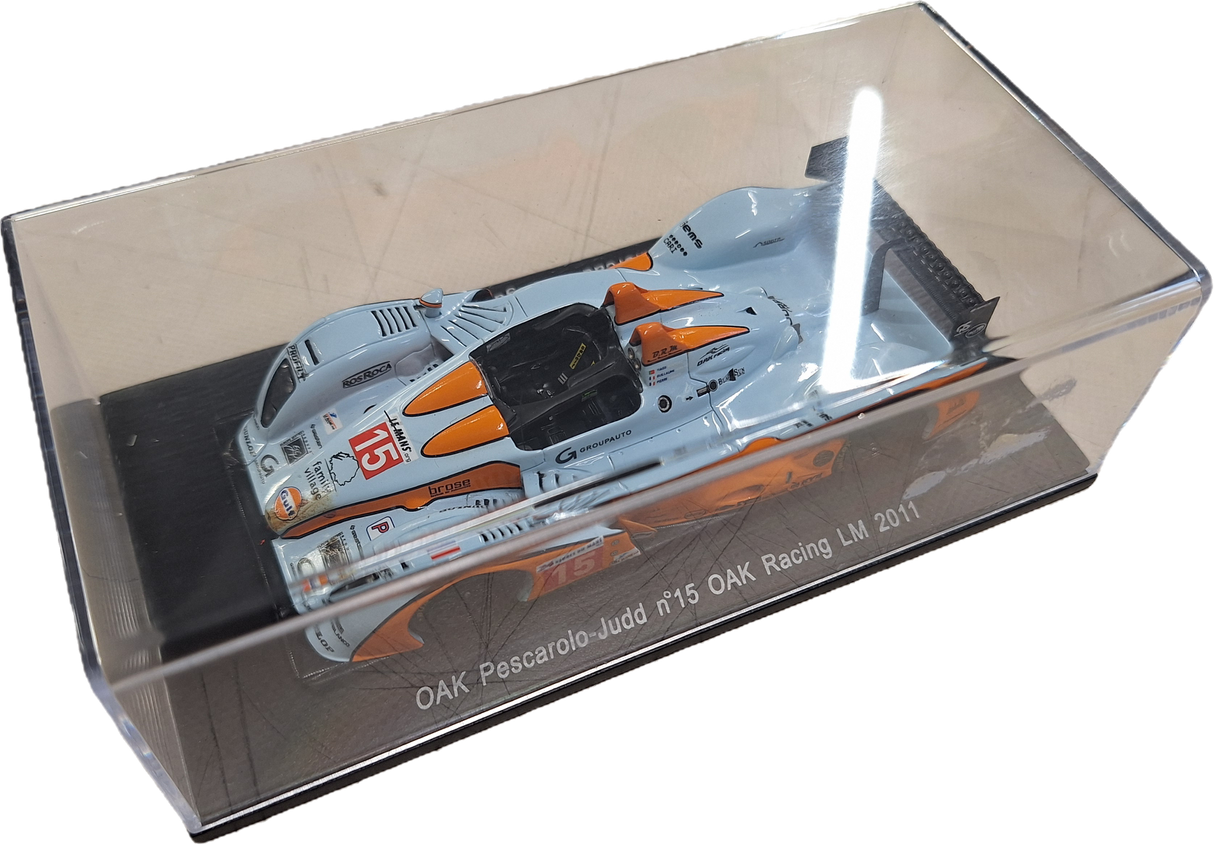 *Pre-Owned, Damaged* Spark 1:43 OAK Pescarolo-Judd #15 LM 2011