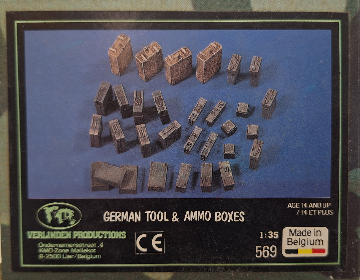 VP 1:35 German Tools & Ammo Boxes Resin Set