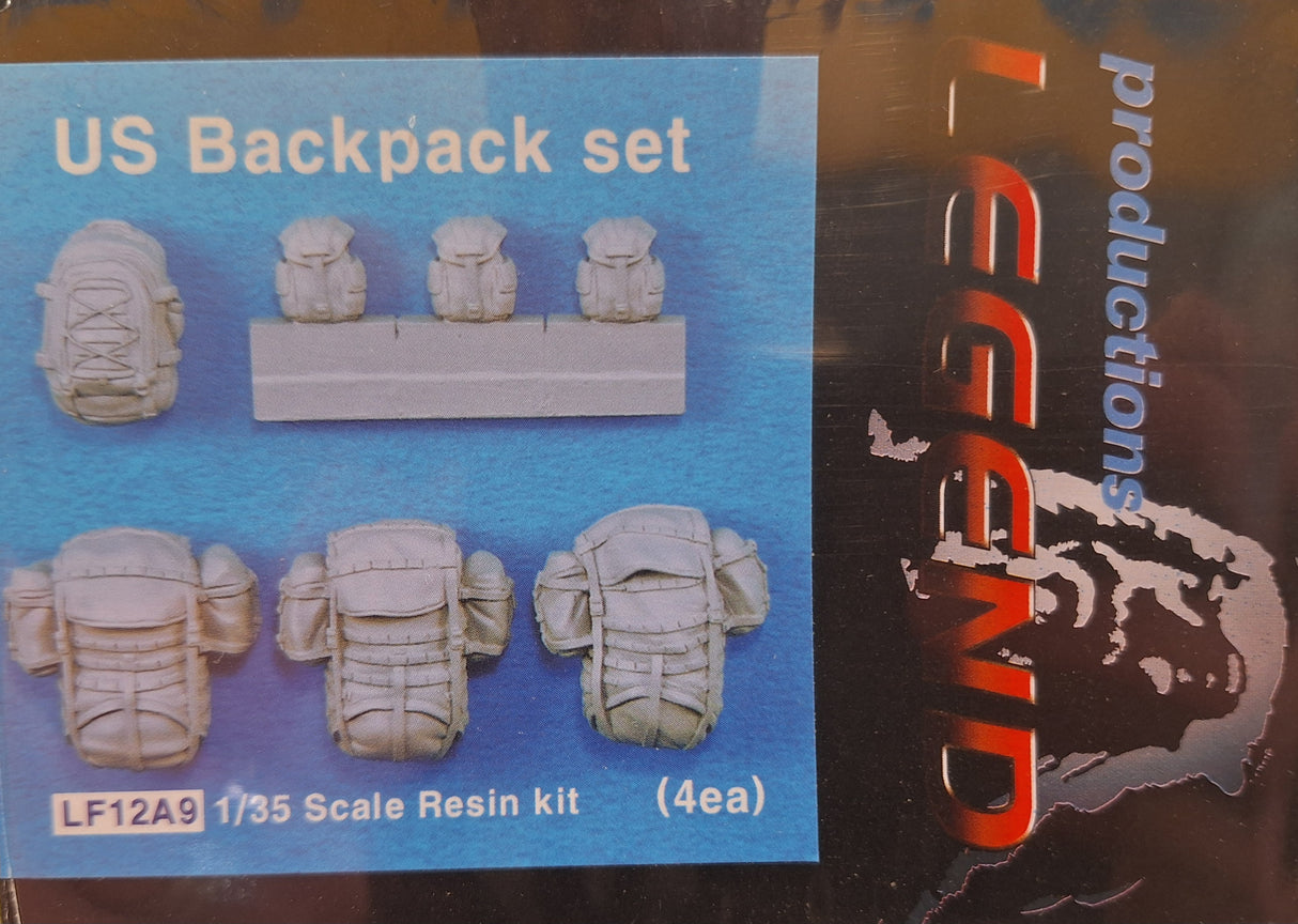 Legend 1:35 US Backpack Resin Set