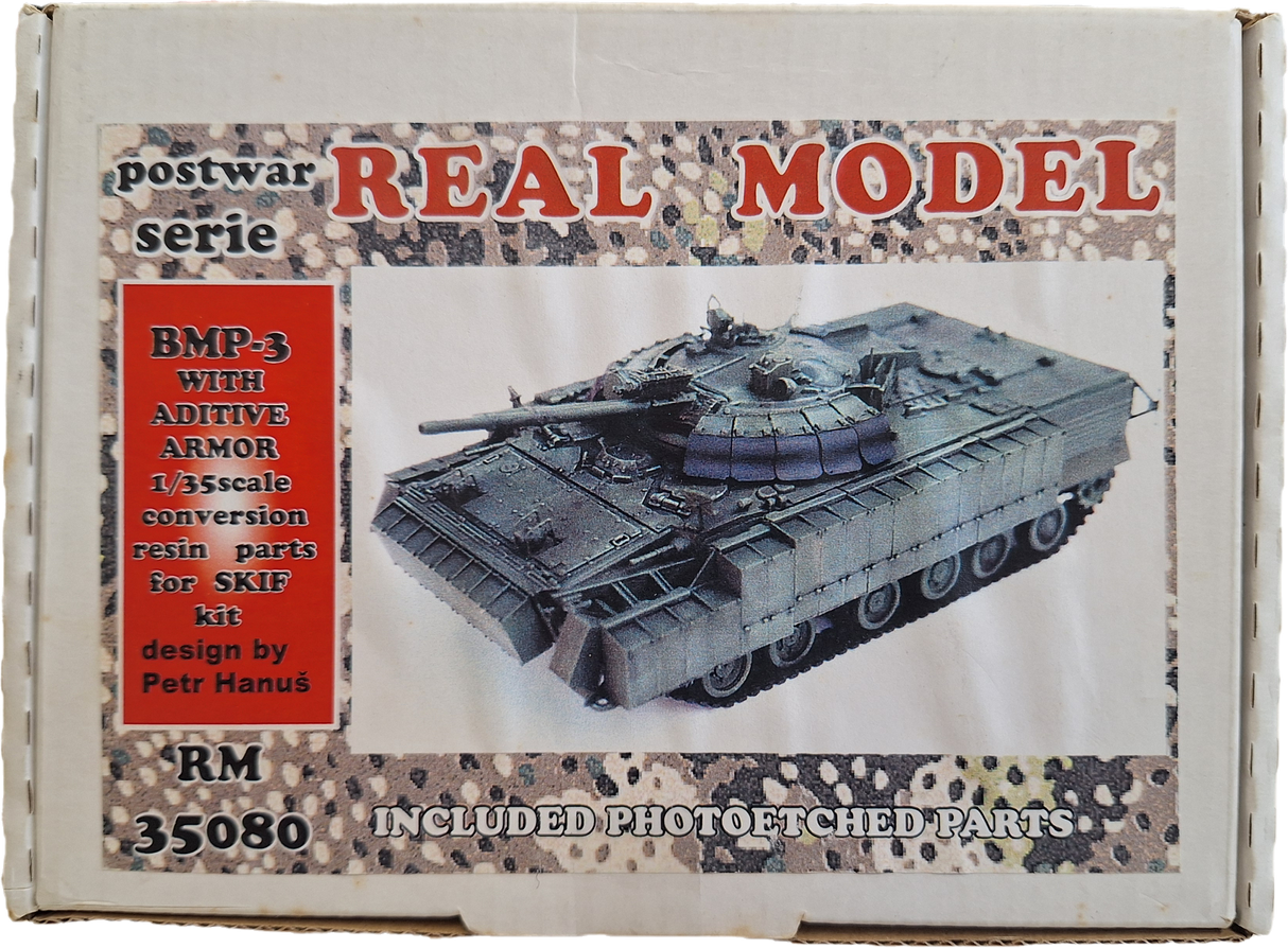 Real Model 1:35 BMP-3 w/Additive Armour Resin Conv. Kit (LW)