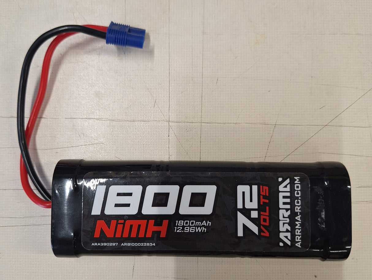 Arrma 7.2v 1800mAh NiMH Battery EC3 Plug