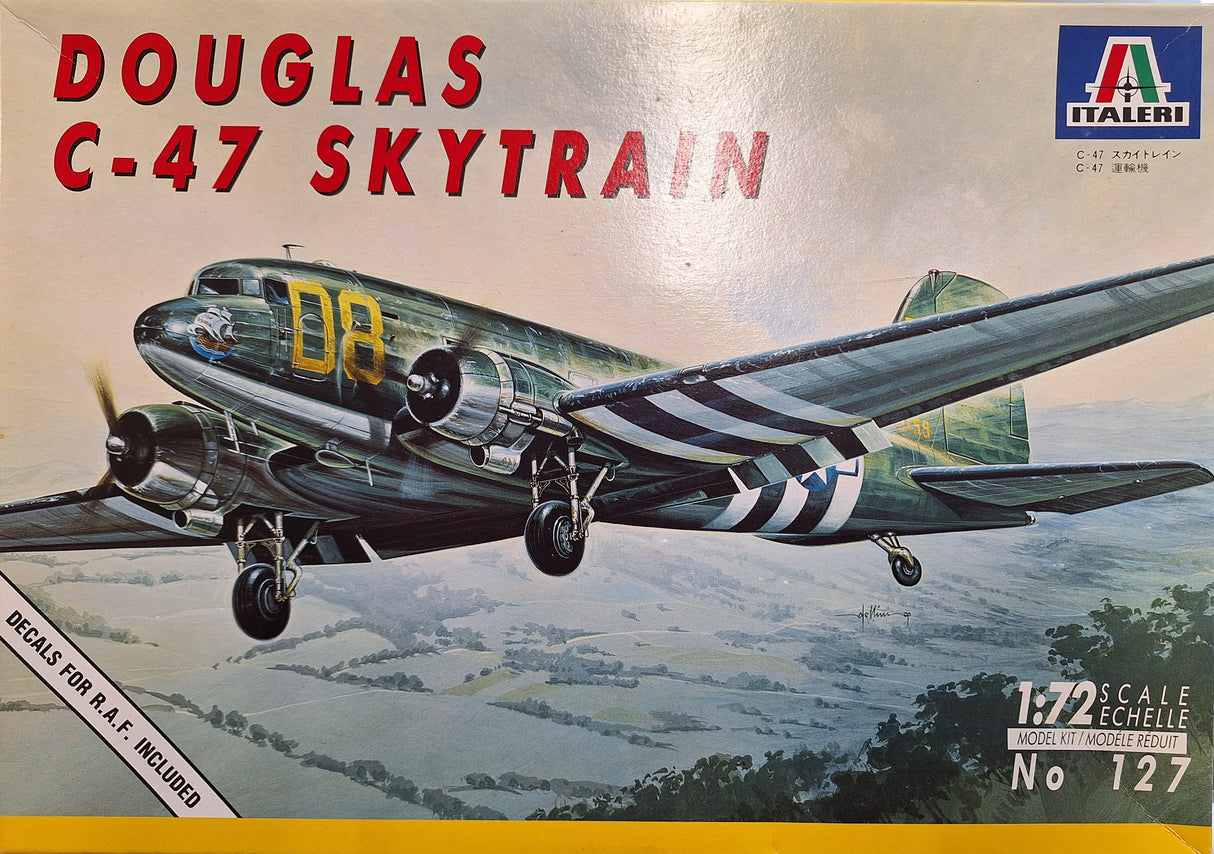 *Unsealed, Vintage* Italeri 1:72 Douglas C-47 Skytrain