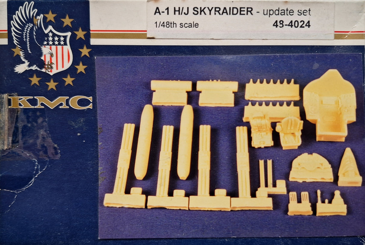 KMC 1:48 A-1 H/J Skyraider Update Resin Set