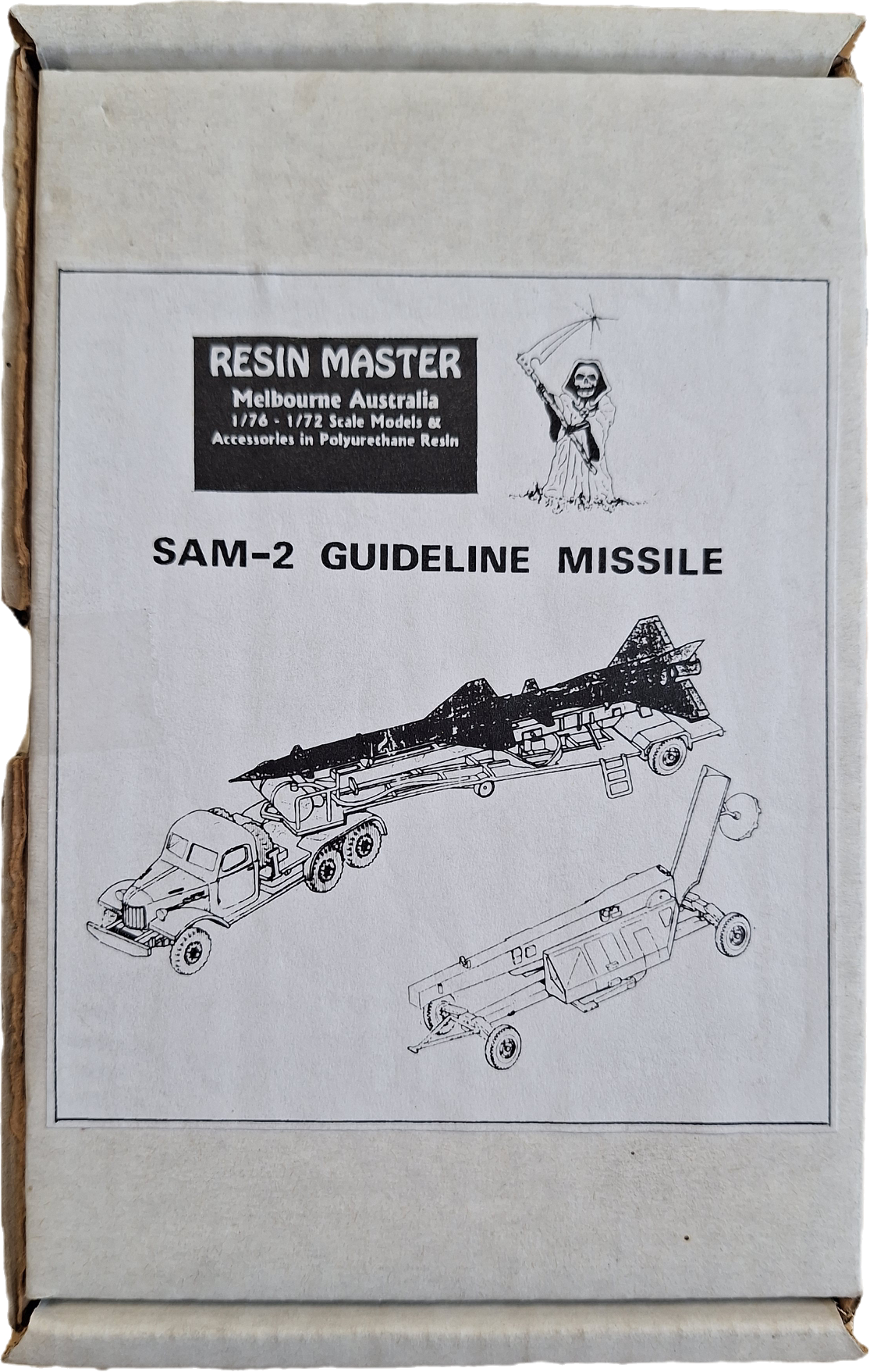 Resin Master 1:76/1:72 SAM-2 Guideline Missile Full Resin Kit (LW)