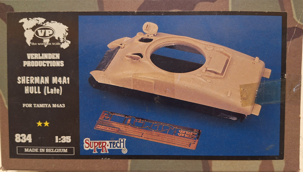 VP 1:35 Sherman M4A1 Hull Late Type Resin Conv. Set