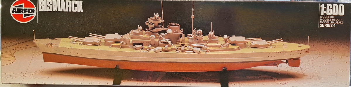 *Vintage, Re-Sealed* Airfix 1:600 Bismarck (FMS)