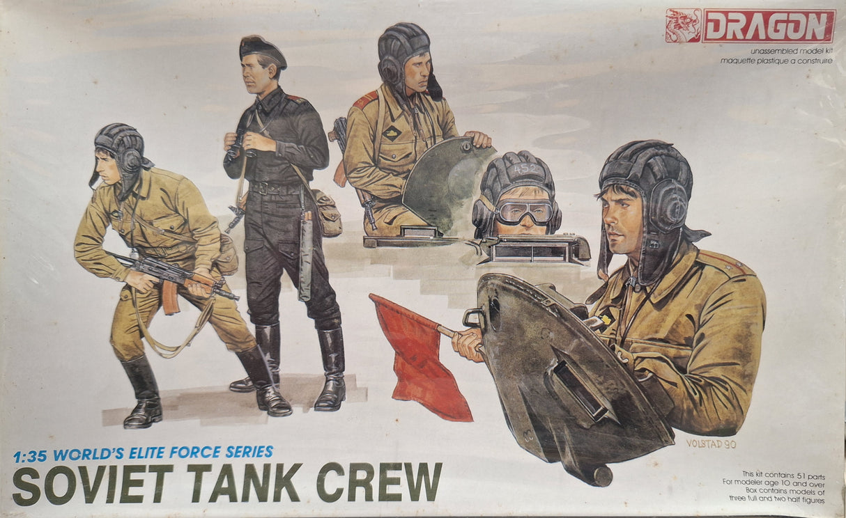 *Sealed* Dragon 1:35 Soviet Tank Crew