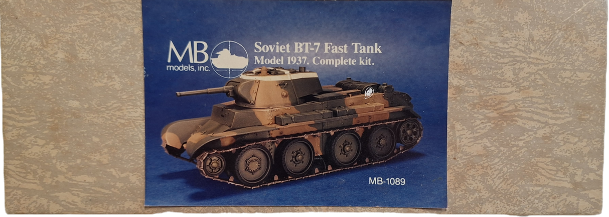 MB 1:35 Soviet BT-7 Fast Tank Model 1937 Full Resin Kit (LW)