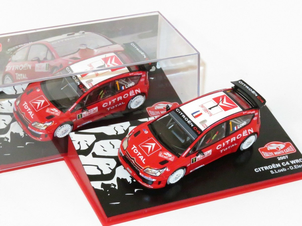 "Pre owned: Altaya 1:43 Citroen C4 WRC 2007 Monte Carlo Rallye