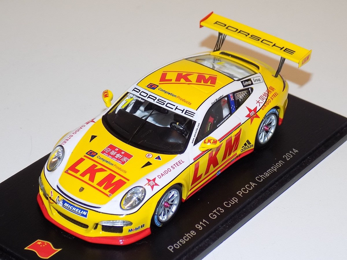*Pre-Owned* Spark 1:43 Porsche 911 GT3 Cup PCCA Champion 2014