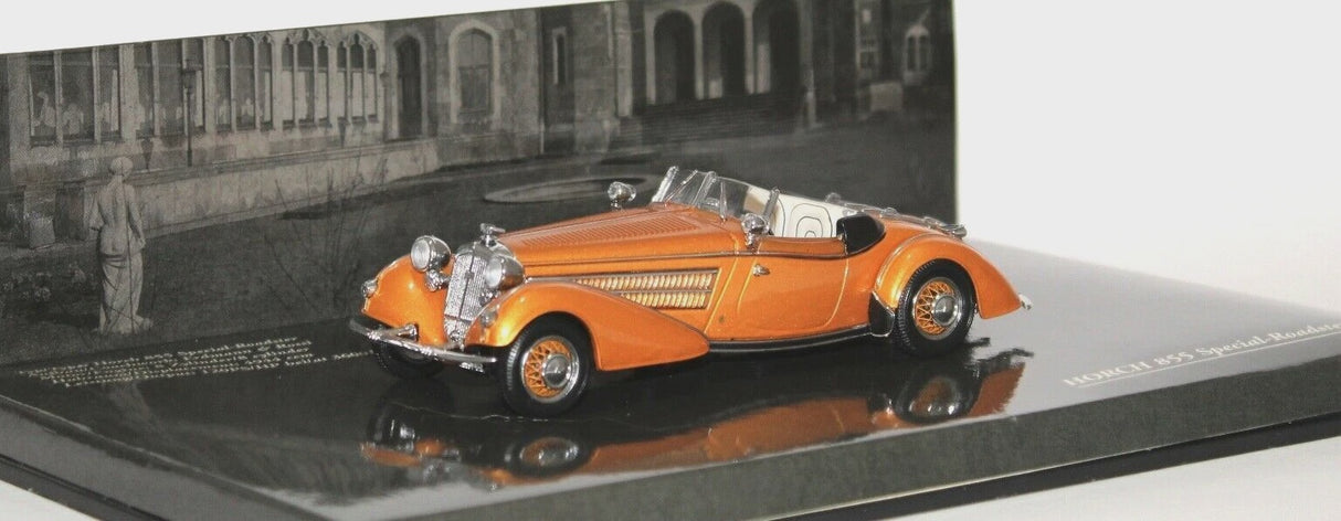 "Pre owned" Minichamps 1:43 19387 Horch 855 Special Copper Metallic