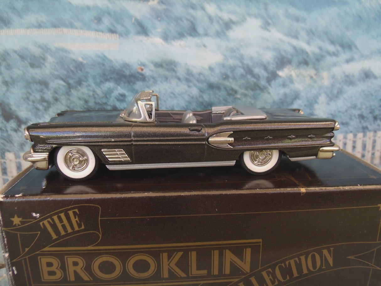 "Pre owned"Brooklyn 1:43 1958 Pontiac Bonneville Convertible Anthracite