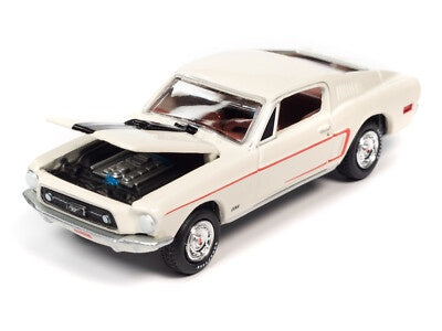 Johnny Lightning 1:64 1968 Ford Mustang GT - Off-White