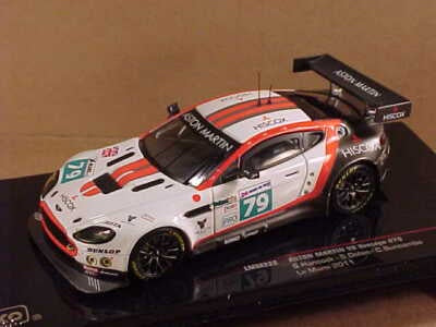 "Pre Owned" IXO 1:43 Aston Martin V8 Vantage #79 LeMans 2011