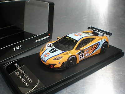 PEAKO Résine 1/43 - McLaren MP4-12C GT3 Orange 2013 - Modèle De Collection