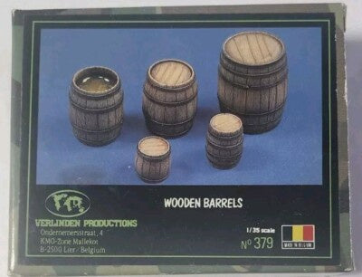 VP 1:35 Wooden Barrels Resin Set
