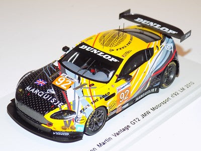 "Pre owned" Spark 1:43 Aston Martin Vantage GT2 #92 Le Mans 2010