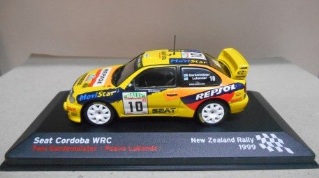 "Pre owned" Seat Cordoba WRC New Zealand Rally 1999