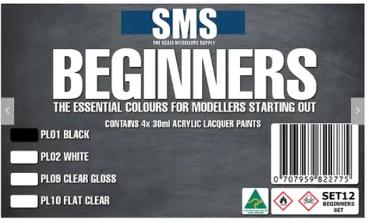 SMS #SET12 Air Brush Essential Colours For Beginners