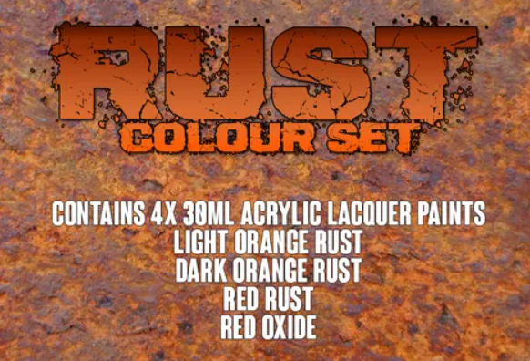 SMS #SET25 Rust Colour Set-4 Pack