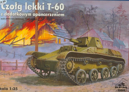 *Vintage* RPM 1:35 T-60 Light Tank w/Extra Armour (LW)