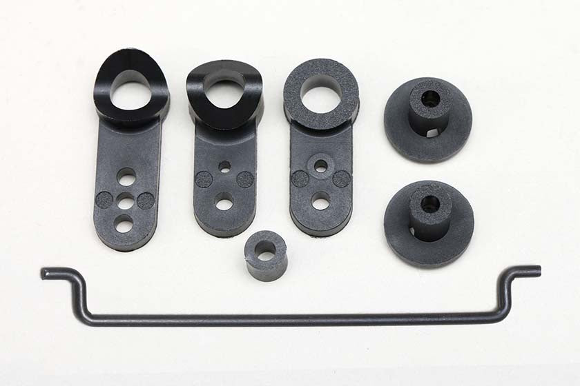 Yokomo Servo Saver/Wing Mount (Black)