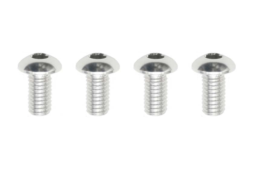 M3X6 Aluminium Button Head Socket Screw 4pcs.