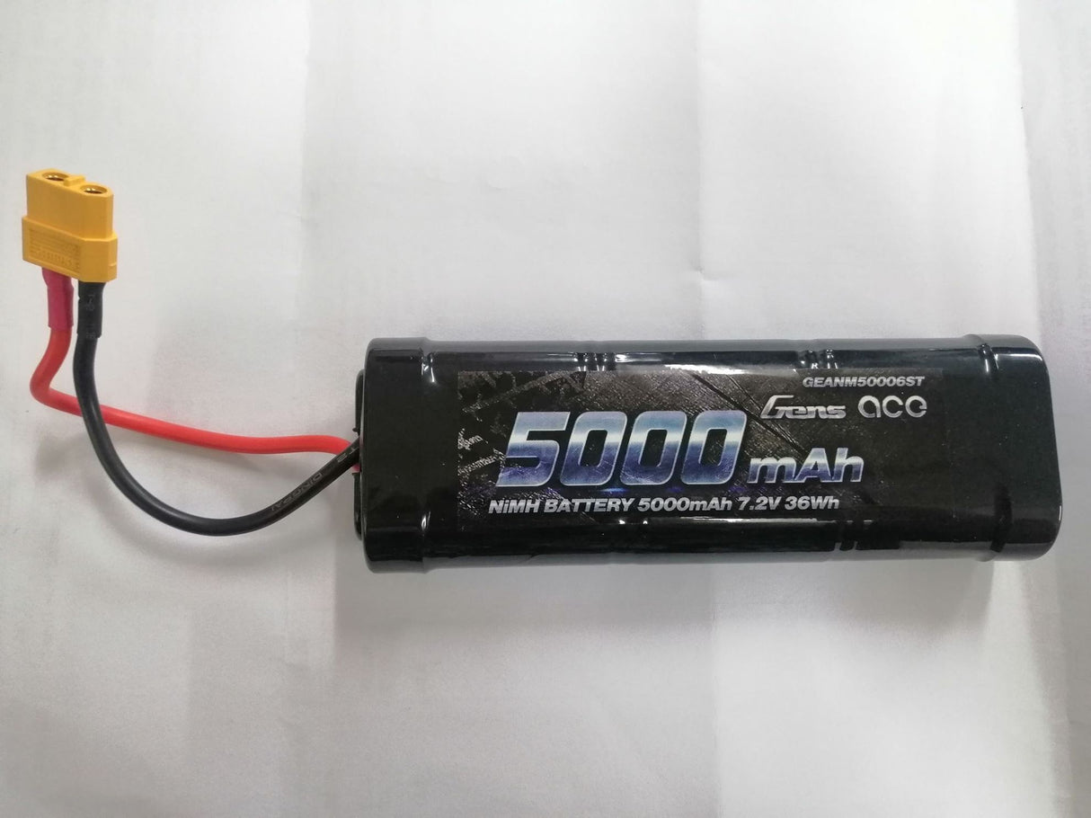 Gens Ace 5000mah 7.2v NIMH Battery XT60