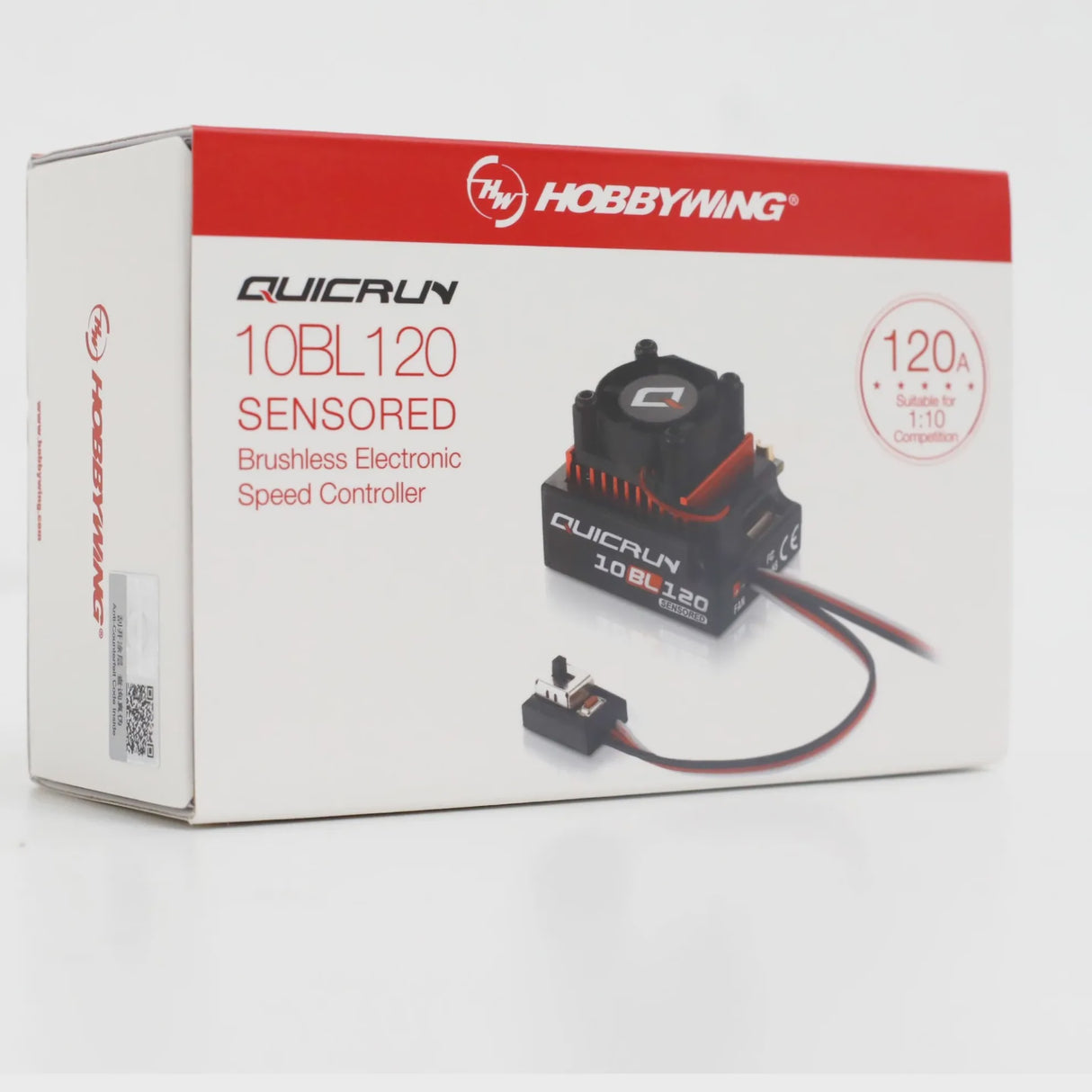 Hobbywing 30125000 QUICRUN 10BL120 1/10 120A Sensored Brushless ESC