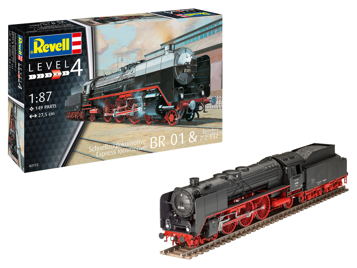 Revell 1:87 Express Locomotive BR 01 & Tender