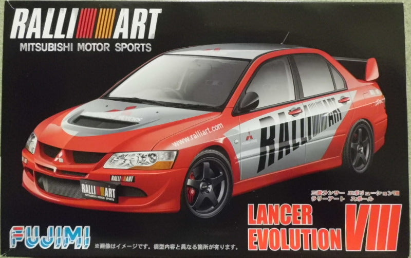 Fujimi 1:24 Mitsi Lancer Evo VIII Ralli