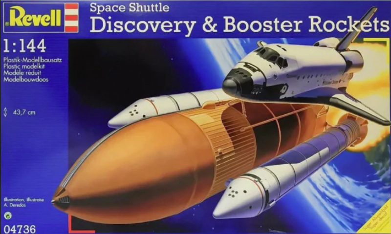 Revell 1:144 S/Shuttle Discovery & Boost