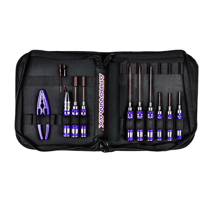 Arrowmax Toolset For 1/10 (13pcs) with Tools bag