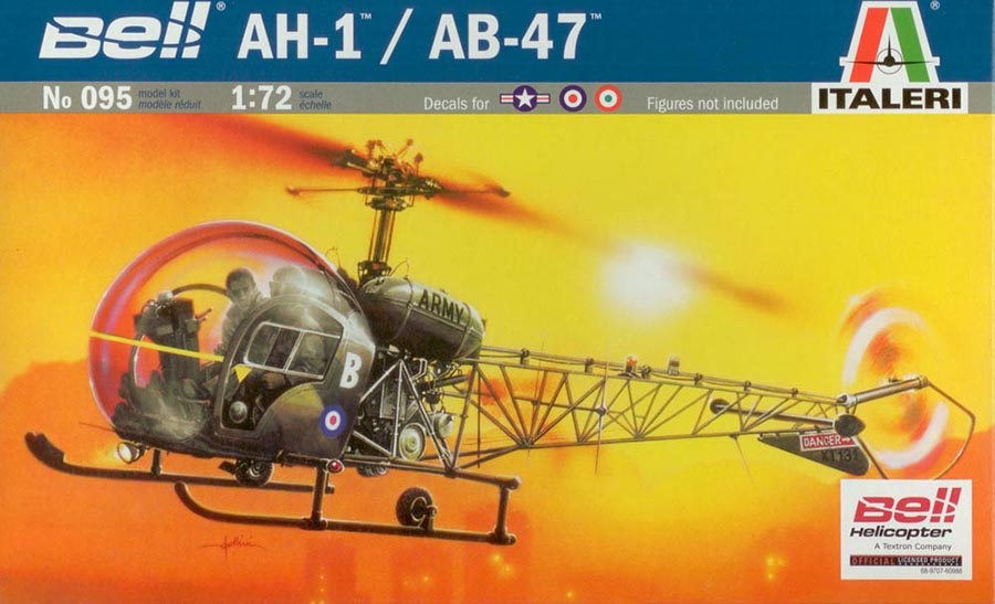 Italeri 1:72 AH.1/B-47 Sioux