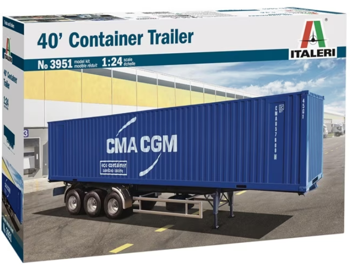Italeri 1:24 40Ft. Container Trailer