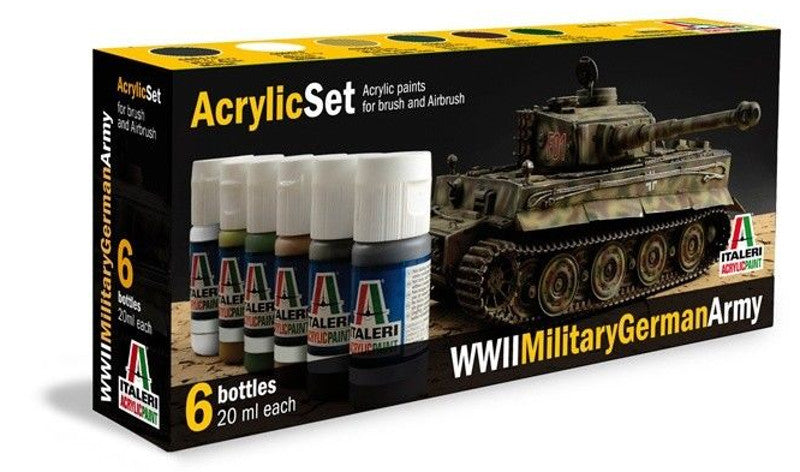 Italeri Acrylic Paint Set German Military