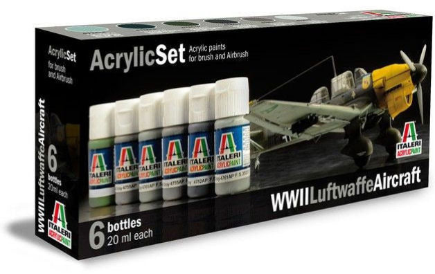 Italeri Acrylic Paint Set Lufwaffe WW2
