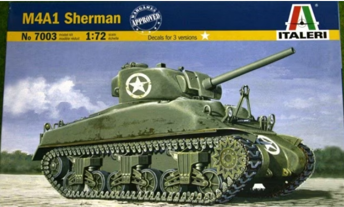 Italeri 1:72 M4A1 Sherman