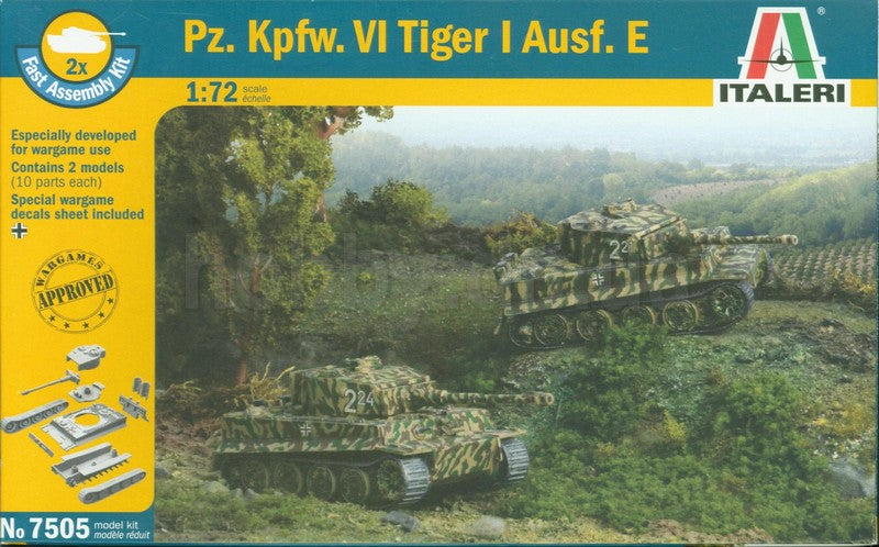 Italeri 1:72 Pz. Kpfw. VI Tiger 1 Ausf