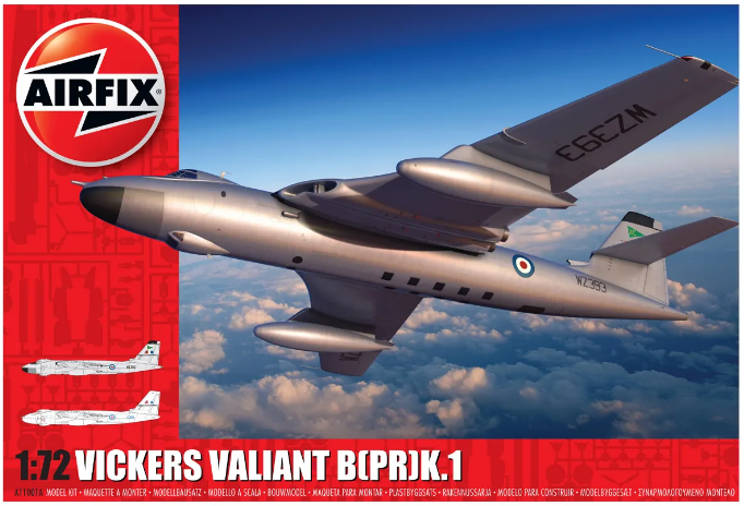 Airfix 1:72 Vickers Valiant B (PR)K.1