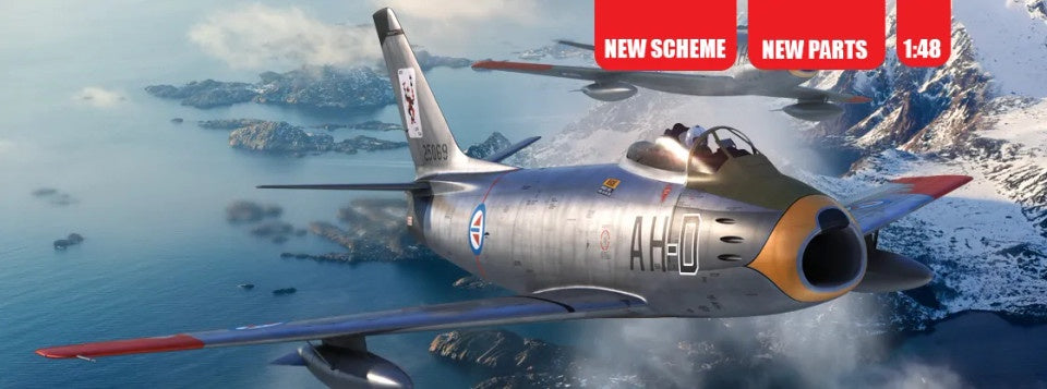 Airfix 1:48 North American F-86F-40 Sabre