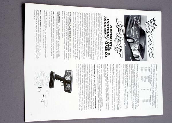 Traxxas 1298 - Operating manual