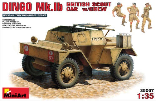 Miniart 1:35 British Scout Car Dingo Mk.Ib w/Crew (LW)