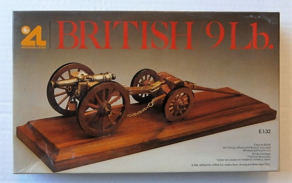 AL 1:32 British 9lb Cannon