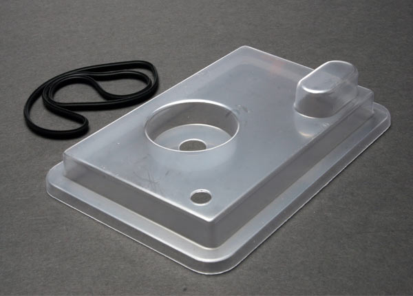 Traxxas 1571X - Radio box lid (clear)/ r