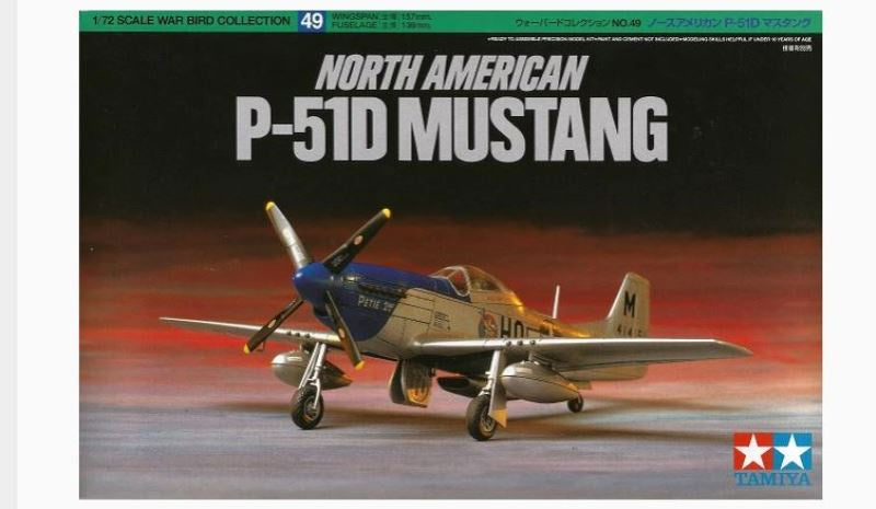 Tamiya 1:72 P-51D Mustang