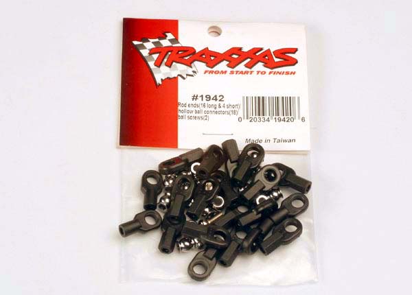 Traxxas 1942 - Rod Ends (16 Long & 4 Short)