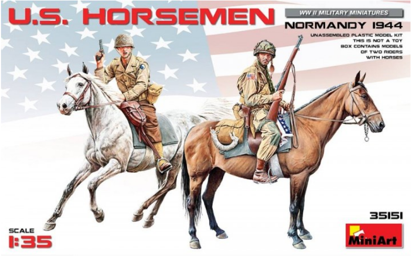 Miniart 1:35 US Horsemen Normandy 1944